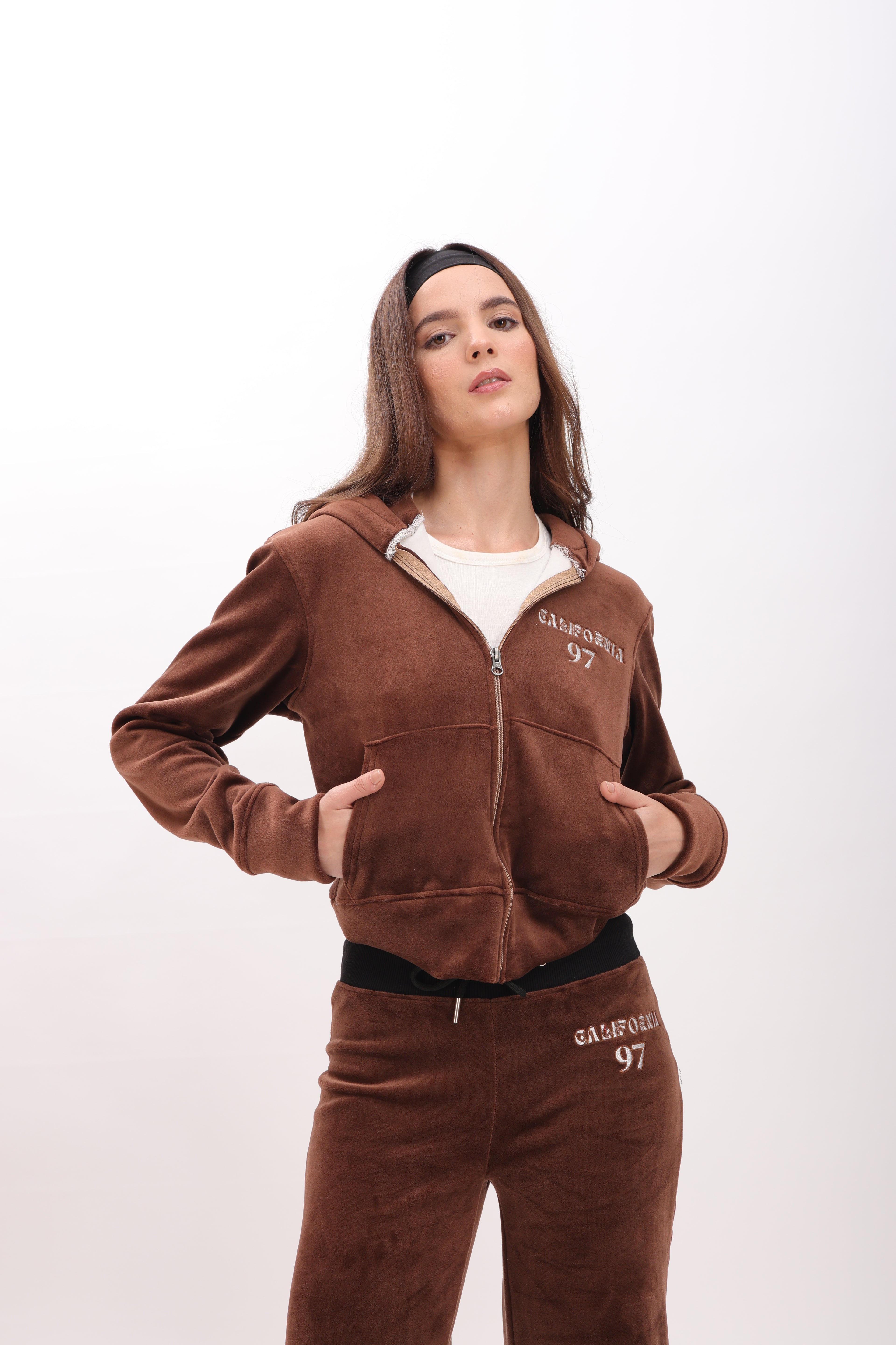 california zip up hoodie