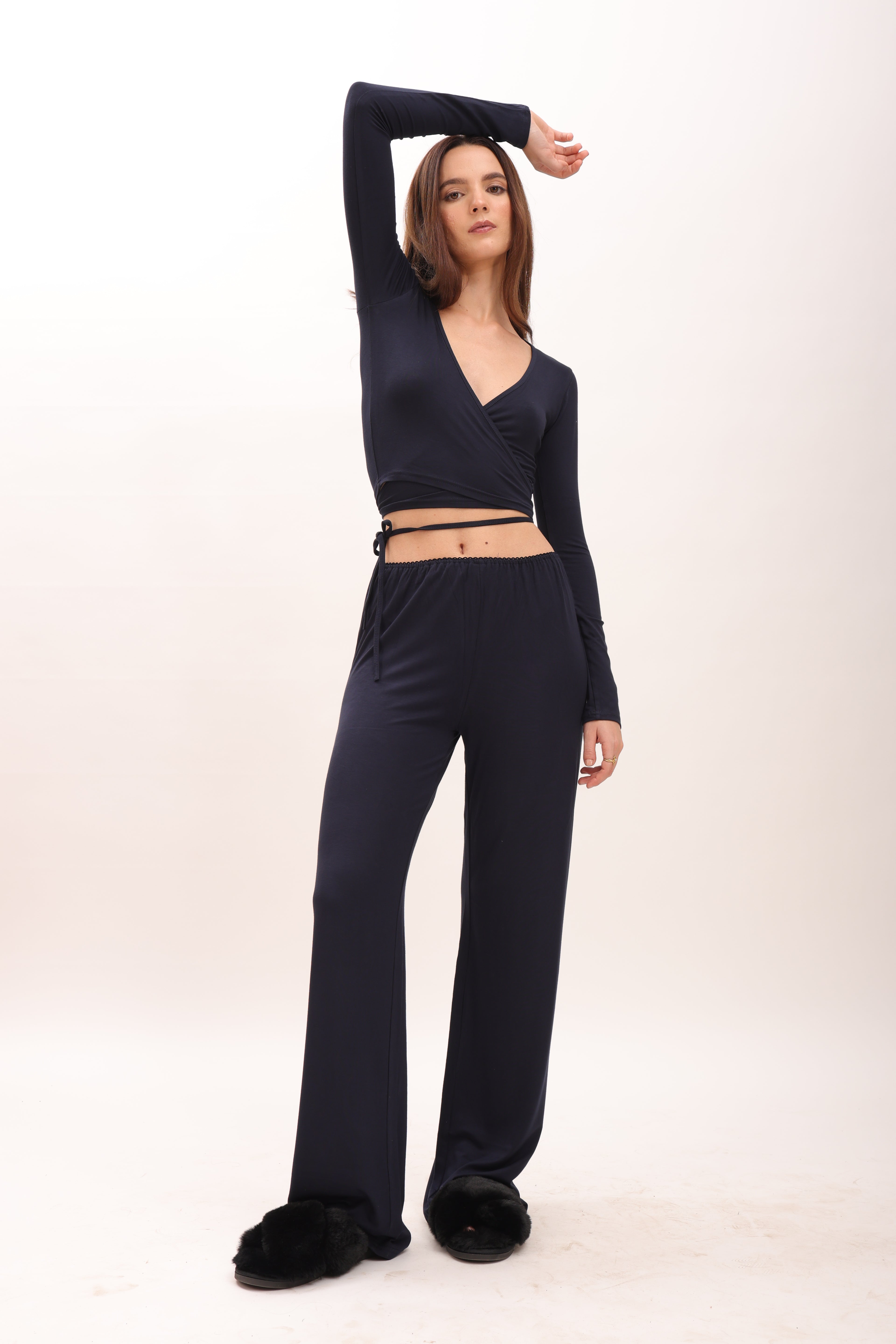 Tie up wrap top