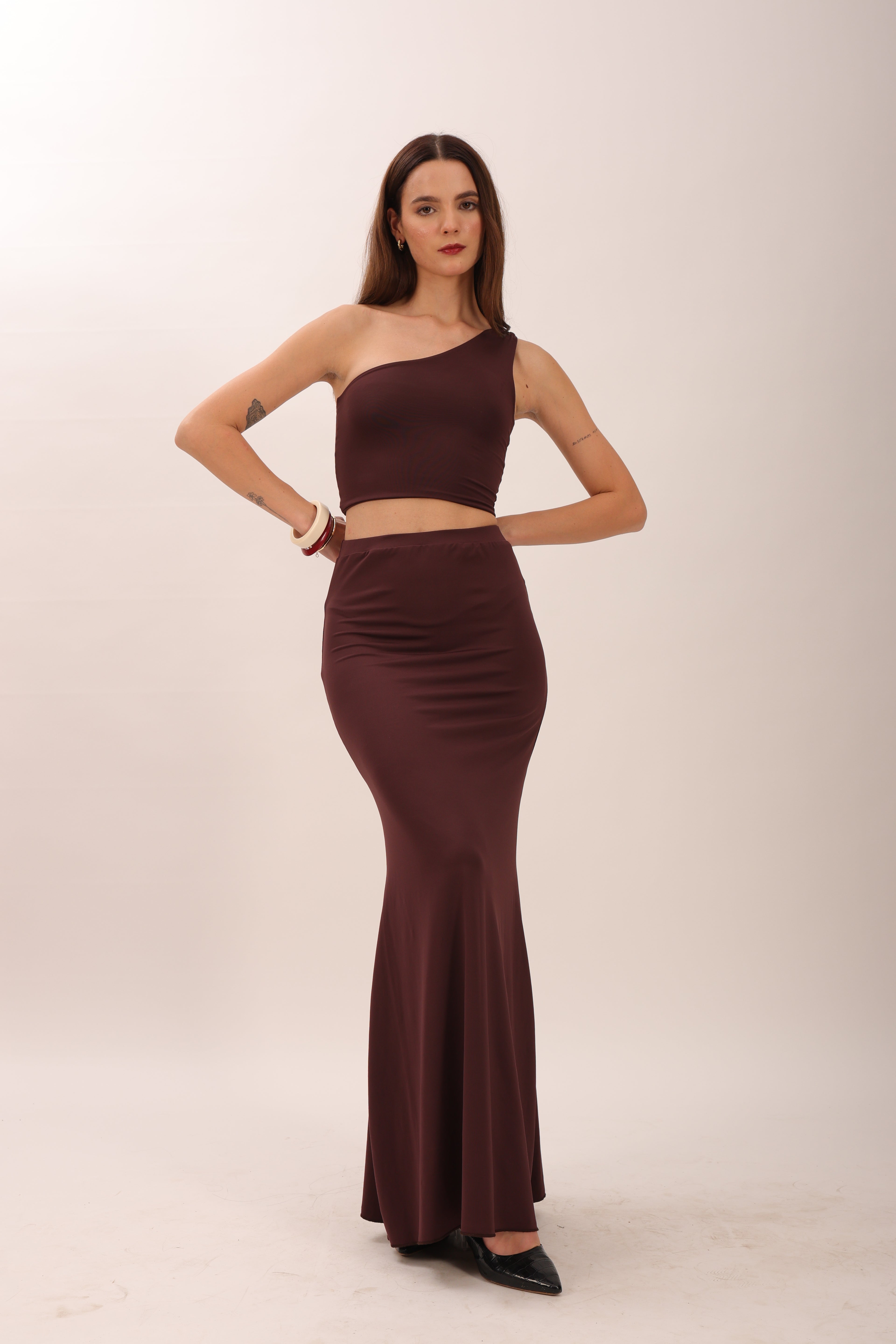 mocha skirt