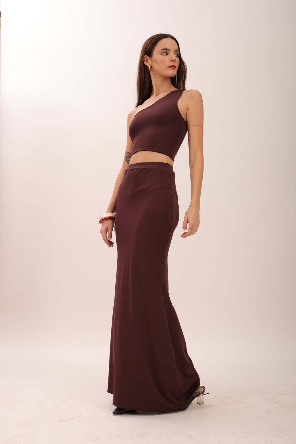Auburn one shoulder top