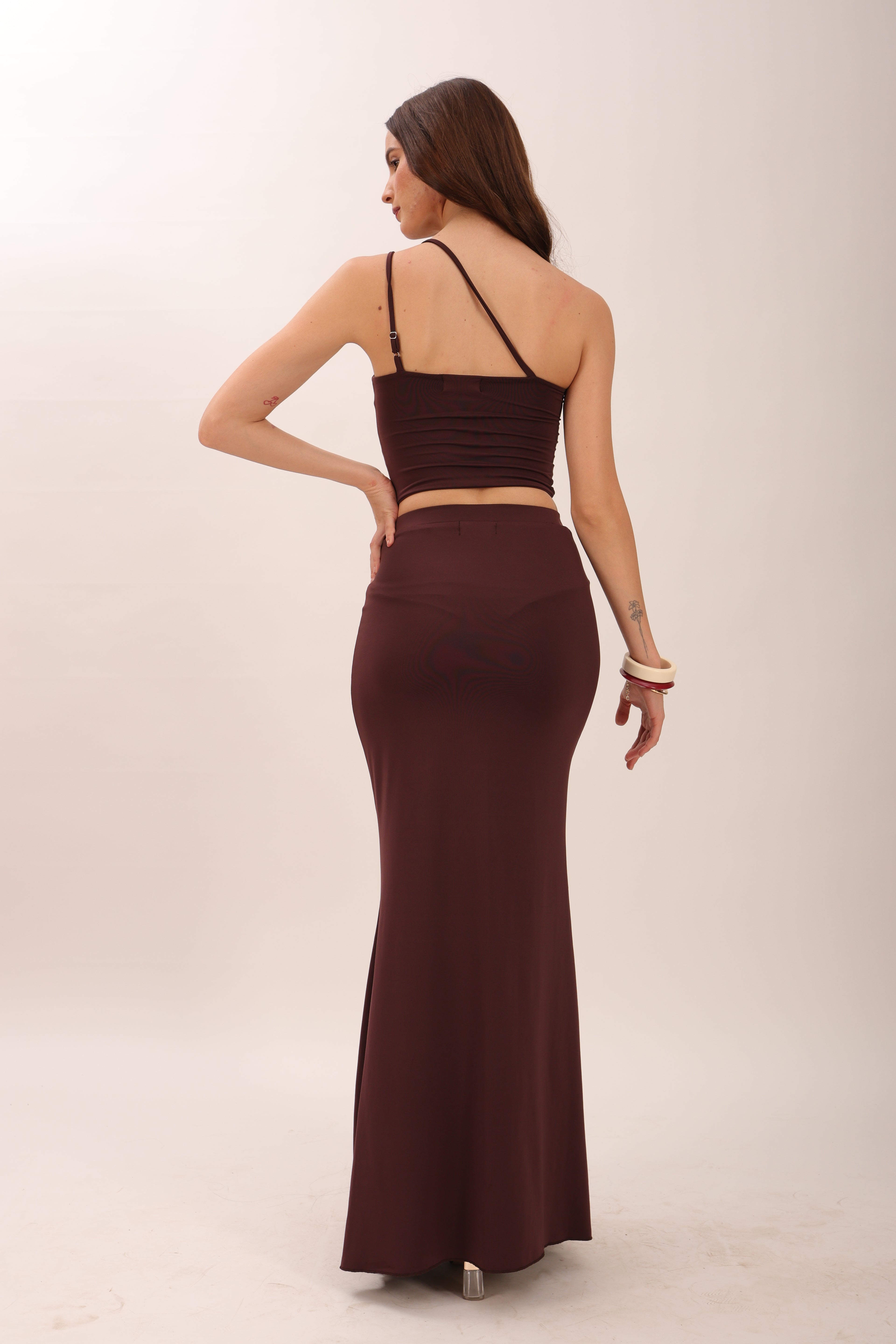 Auburn one shoulder top